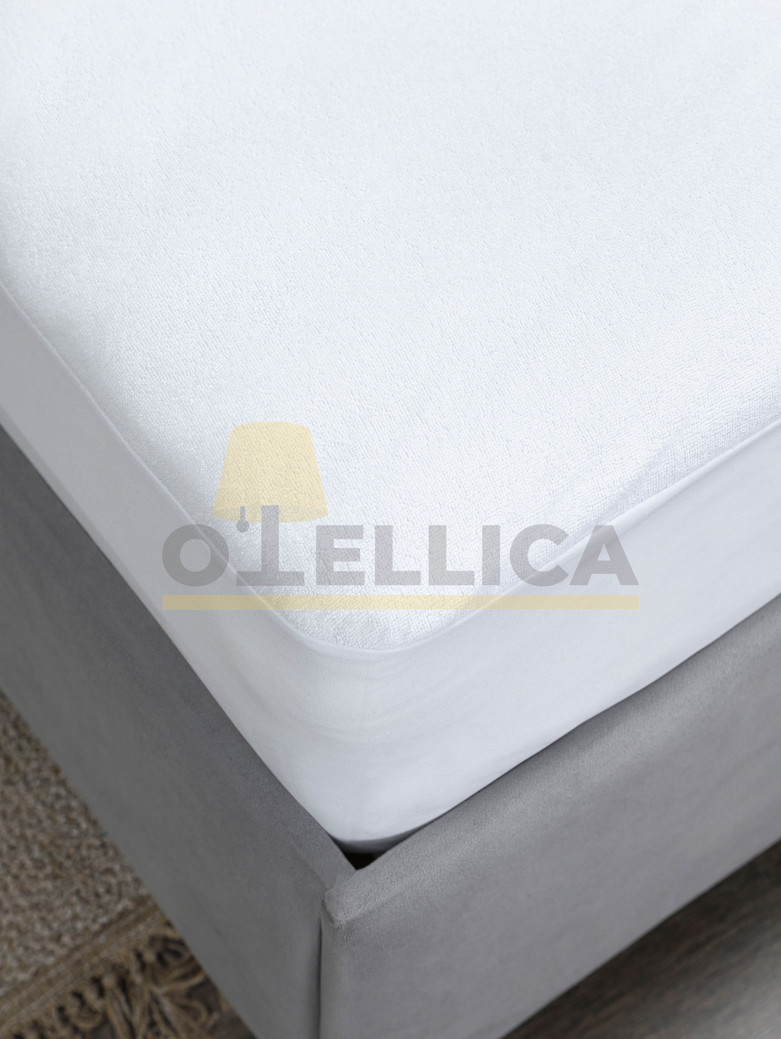 Водонепроницаемый наматрацник 80×200 с бортом, плотность 160 г/м², для гостиниц