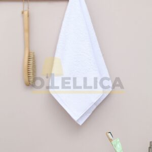 Полотенце махровое Optic White 40×70 см, отбеленное, 470 г/м² для отелей