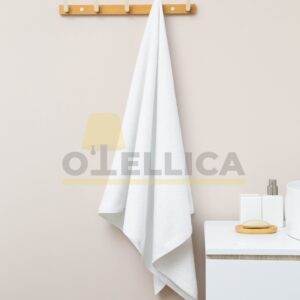Махровое полотенце 70×140 см отбеленное 500 г/м², для отелей