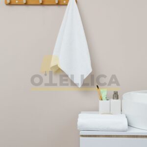 Махровое полотенце 40×70 см отбеленное 500 г/м², для отелей