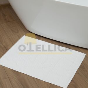 Махровый коврик 50×70 см белый 700 г/м², для отелей