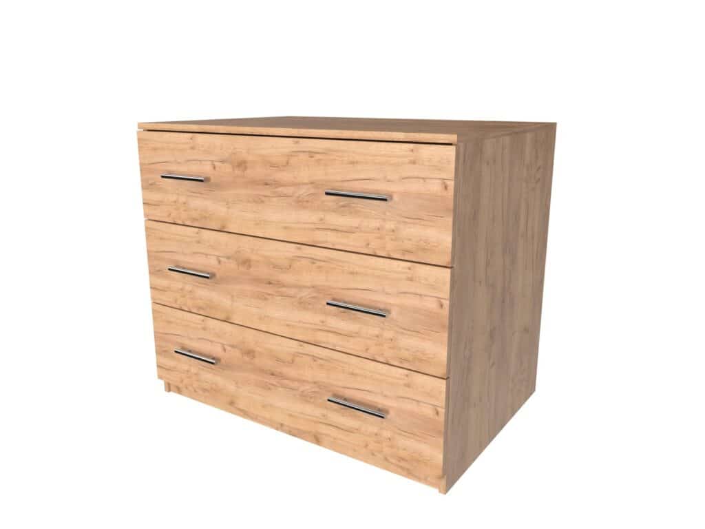 Комод 900*750*600 тря ящика, для гостиниц