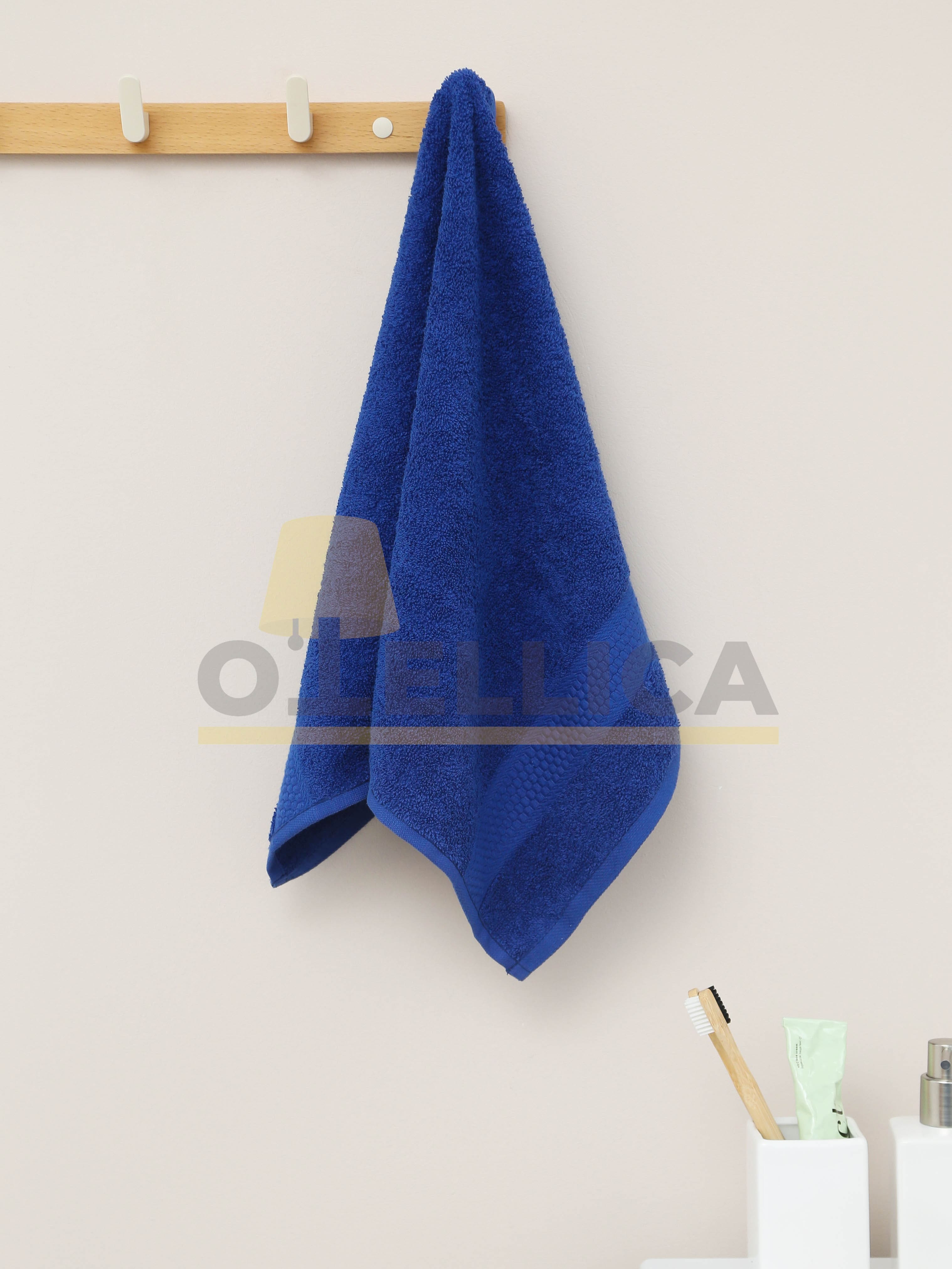 Полотенце махровое 40×70 см цветное 460 г/м² с бордюром для отелей