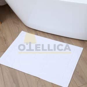 Коврик махровый Optic White 50×70 см, белый, 650 г/м² для отелей